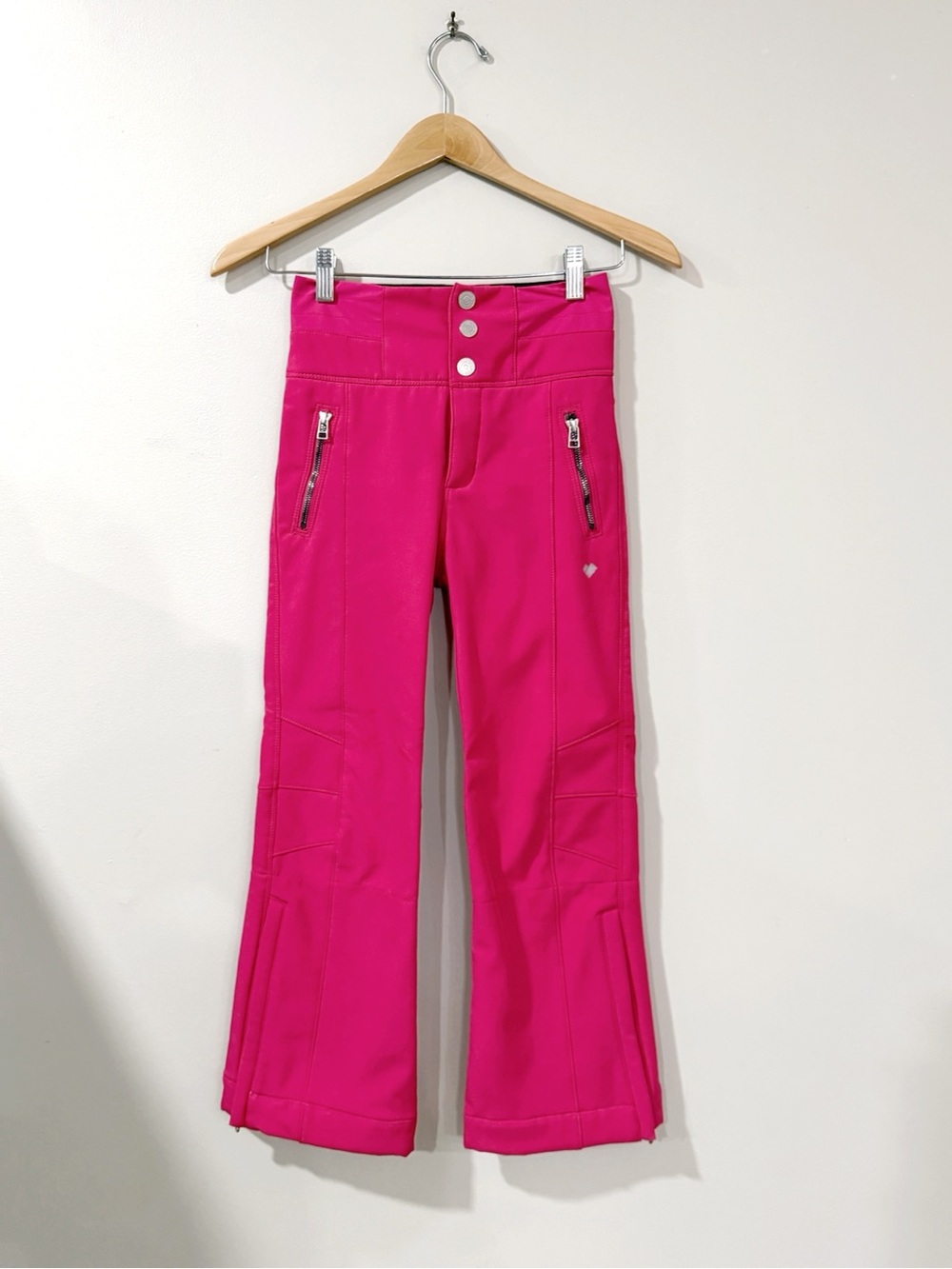 Obermeyer Girls Teen S 8 Pink Extended Wear Ski Snow Pants Fleece Sportswear